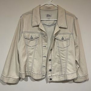 White Jean Jacket